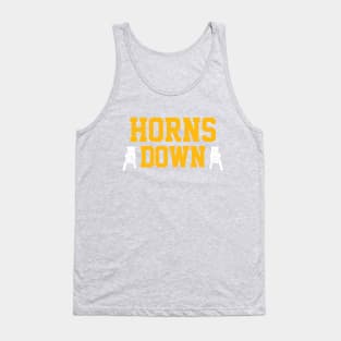 Horns Down - Green Tank Top